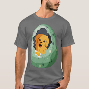 Camiseta Cachorro no óvulo, adesivos engraçados design