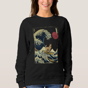 Camiseta Cachorro Norueguês Lundehund Onda de Kanagawa Japo