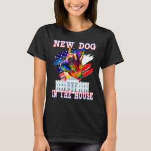 Camiseta Cachorro Novo Na Casa German shepherd Por Inaugura