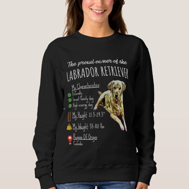 Camiseta Cachorro | O Orgulhoso Proprietário Do Labrador Re (Frente)