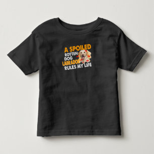 Camiseta Cachorro O Rupido Labrador Domina Minha Vida