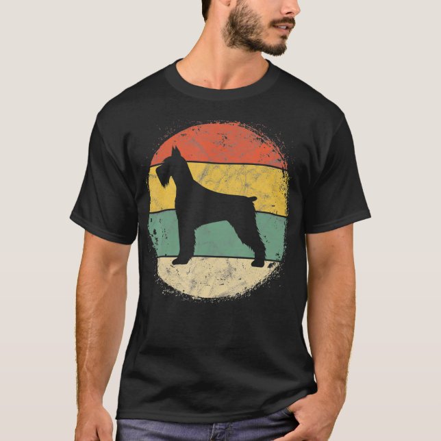 Camiseta Cachorro Padrão De Presente Do Proprietário Do Sch (Frente)