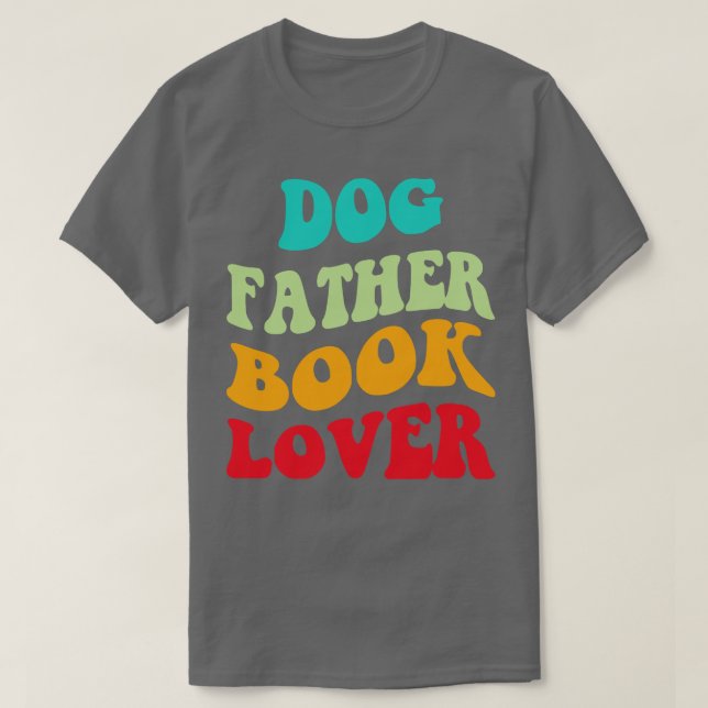 Camiseta Cachorro Padre Book Lover III (Frente do Design)