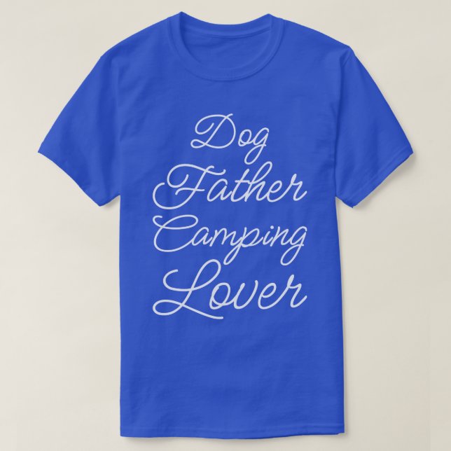 Camiseta Cachorro Padre Camping Lover II (Frente do Design)