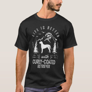 Camiseta Cachorro-Pai Cozido do Retriever Melhor Vida Mãe