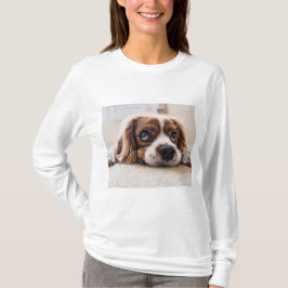 Camiseta Cachorro Panelado De Olhos Tristes