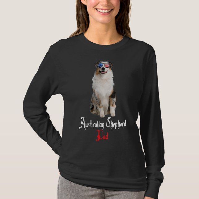 Camiseta Cachorro Papagaio Pai australiano (Frente)