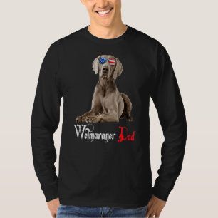 Camiseta Cachorro Papagaio Pai Weimaraner