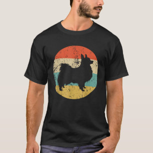 Camiseta Cachorro Papillon Vintage Retro Papillon