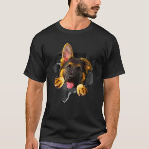 Camiseta Cachorro Para Mulheres Homens Divertido Pastor Ale