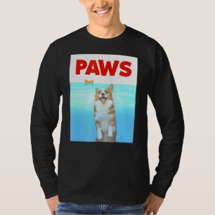 Camiseta Cachorro Parody dos anos 80 Cachorro de Corgi