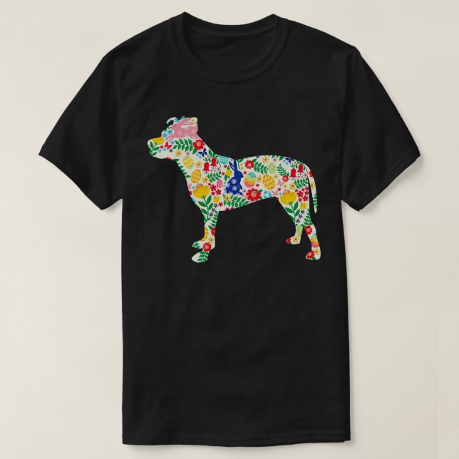 Camiseta Cachorro Páscoa Figurino Para Homens Mulheres Cria (Frente do Design)