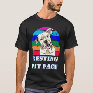 Camiseta Cachorro Pastilha Para Descansar Enfrentando Rosto