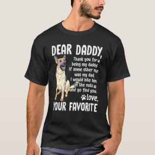 Camiseta Cachorro Pastor Alemão dia dos pais