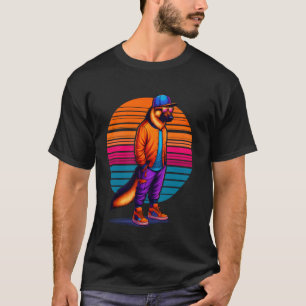 Camiseta Cachorro Pastor Alemão Legal Estilo Urbano Moderno