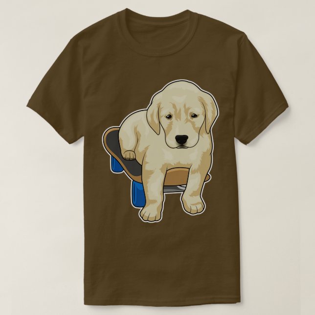 Camiseta Cachorro Patinador 1 (Frente do Design)