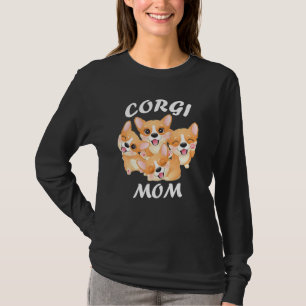 Camiseta Cachorro Pequeno Corgi Mãe