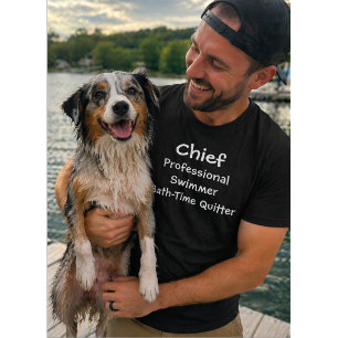 Camiseta Cachorro Personalizado Nadador Profissional Abando