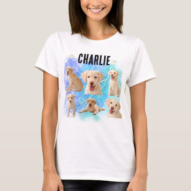Camiseta Cachorro Personalizado Sua Própria Ideia De Bootle (Frente)
