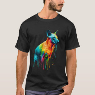 Camiseta Cachorro Peruano sem Cabelo com Pintura