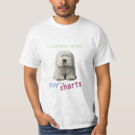 Camiseta Cachorro Pet Cuteness Level Cuteness Adorável Cita