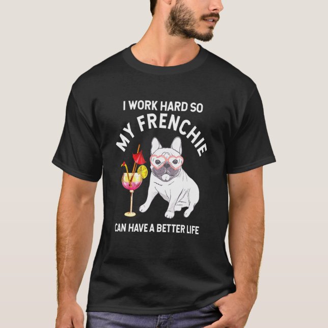Camiseta Cachorro-Pet do Bulldog Francês (Frente)