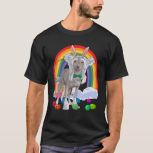Camiseta Cachorro Pinto Chinês Ovos Coelhinhos
