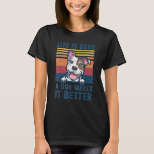 Camiseta Cachorro Pit Bull Pai Mãe Homens Mulheres 6