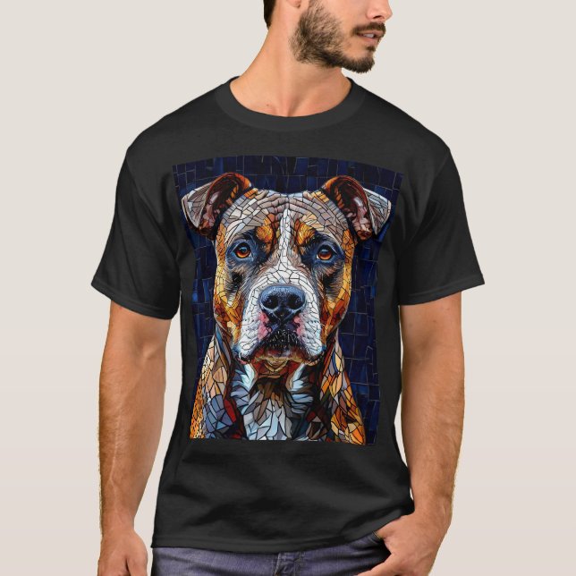 Camiseta Cachorro Pitbull (Frente)