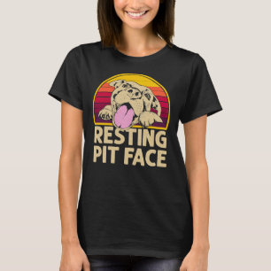Camiseta Cachorro Pitbull Amarra Engraçado Para Pitbull Lov