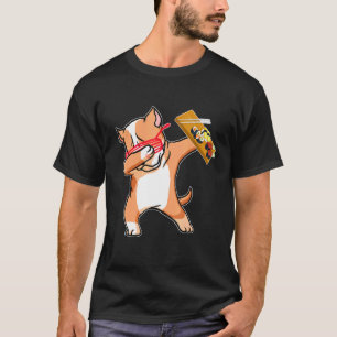 Camiseta Cachorro Pitbull Dabbing Sushi T Panela de Arroz A