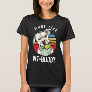 Camiseta Cachorro Pitbull Fofo Mãe de Pitbull Cachorro Filh