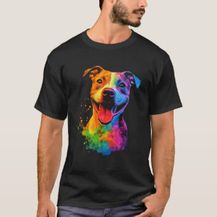 Camiseta Cachorro Pitbull Terrier Staffordshire Americano P