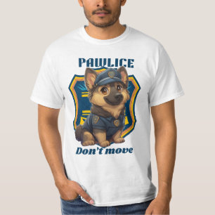 Camiseta Cachorro Policial Fofo – Cachorrinho K9 Engraçado