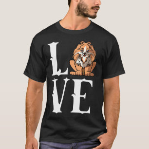 Camiseta Cachorro Pomerano Mãe Pai Amor R