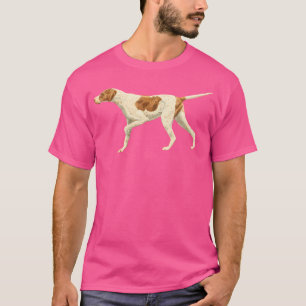 Camiseta Cachorro Ponteiro Apontando Inglês Ponteiro Amar C