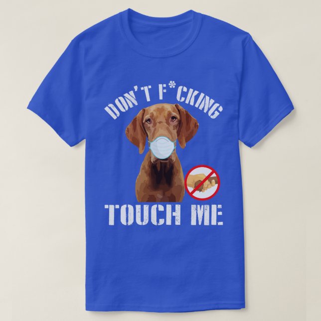Camiseta Cachorro Ponteiro Com Máscara Cara Não Me Durma 20 (Frente do Design)