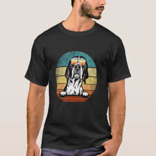 Camiseta Cachorro-Ponteiro Inglês Papai S Day Xmas Para Pai