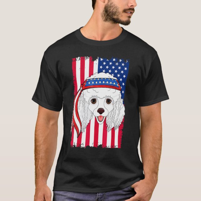 Camiseta Cachorro Poodle (Frente)