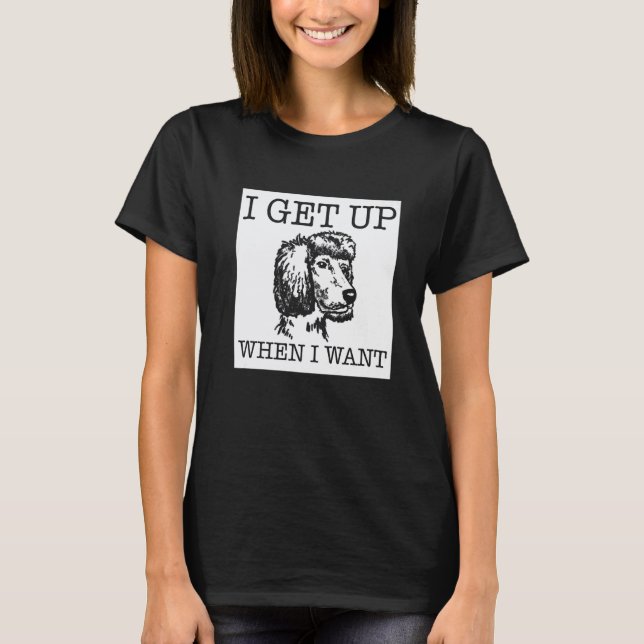 Camiseta Cachorro poodle (Frente)