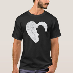 Camiseta Cachorro Poodle Engraçado Coração Dia dos Namorado
