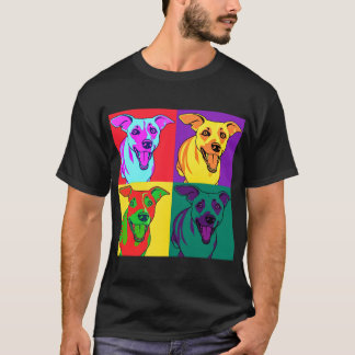 Camiseta cachorro pop art warhol
