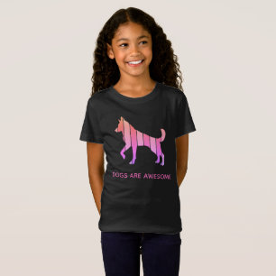 Camiseta Cachorro - Pop de animal de estimação, Abstrato de