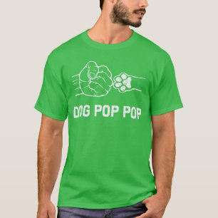 Camiseta Cachorro Pop Pop Amante de Cachorro Pop Pop Dono d