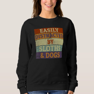 Camiseta Cachorro Preguiça Pet Retro Fácilmente Distraído P