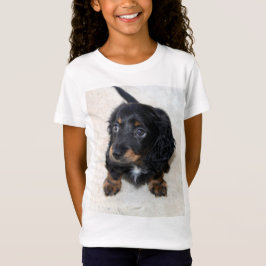 Camiseta Cachorro-preto-branco-creme-pompa