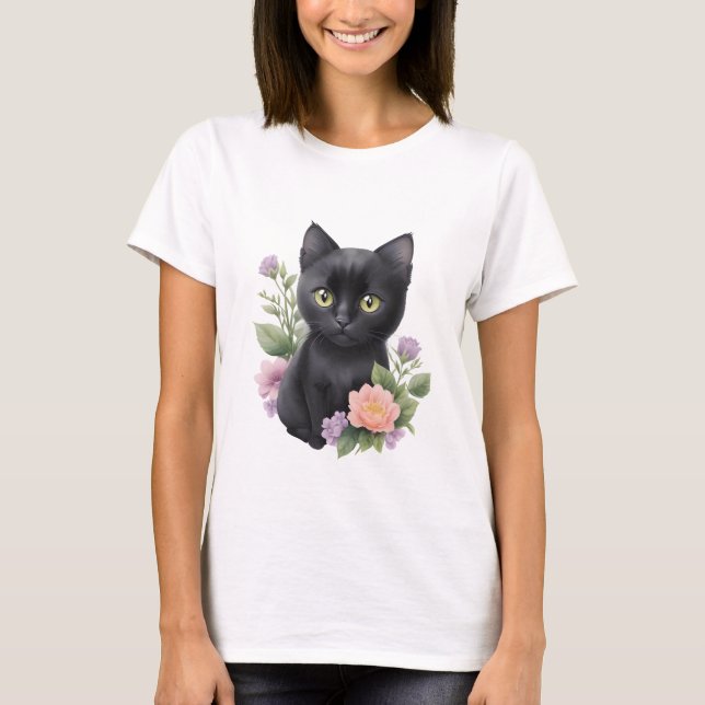 Camiseta Cachorro Preto Cachoroso (Frente)