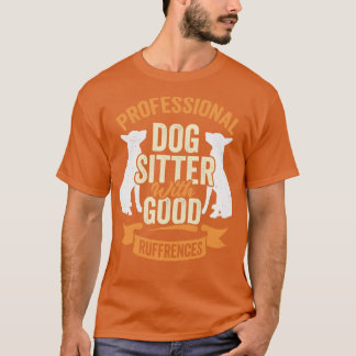 Camiseta Cachorro Profissional Com Boas Fúrias