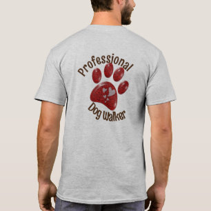 Camiseta Cachorro profissional Pet Paw Puppl