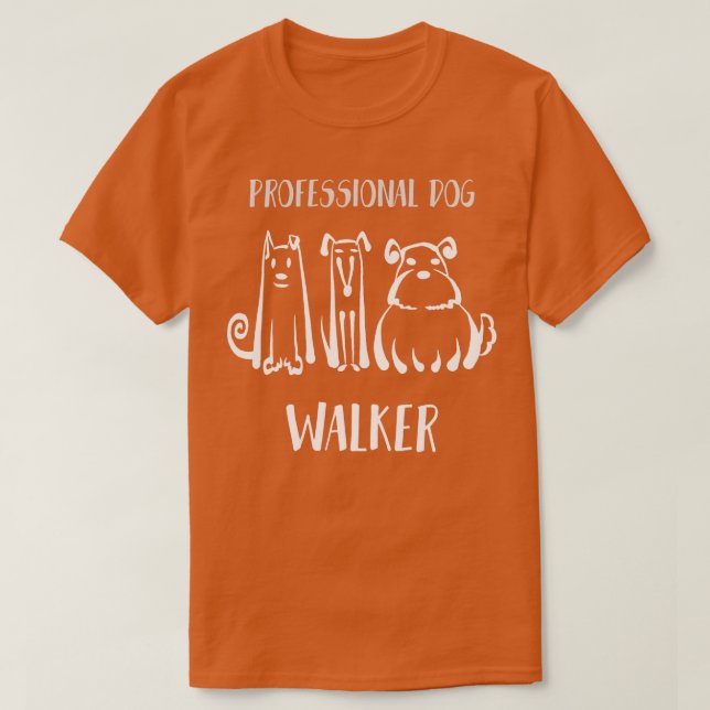 Camiseta Cachorro Profissional Walker Cachorro Sobrevivente (Frente do Design)